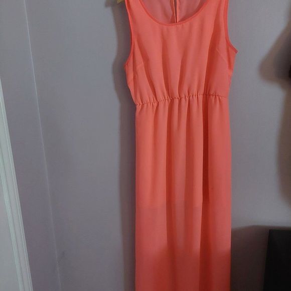 Bluenotes hot pink or coral size large dress - Picture 3 of 6